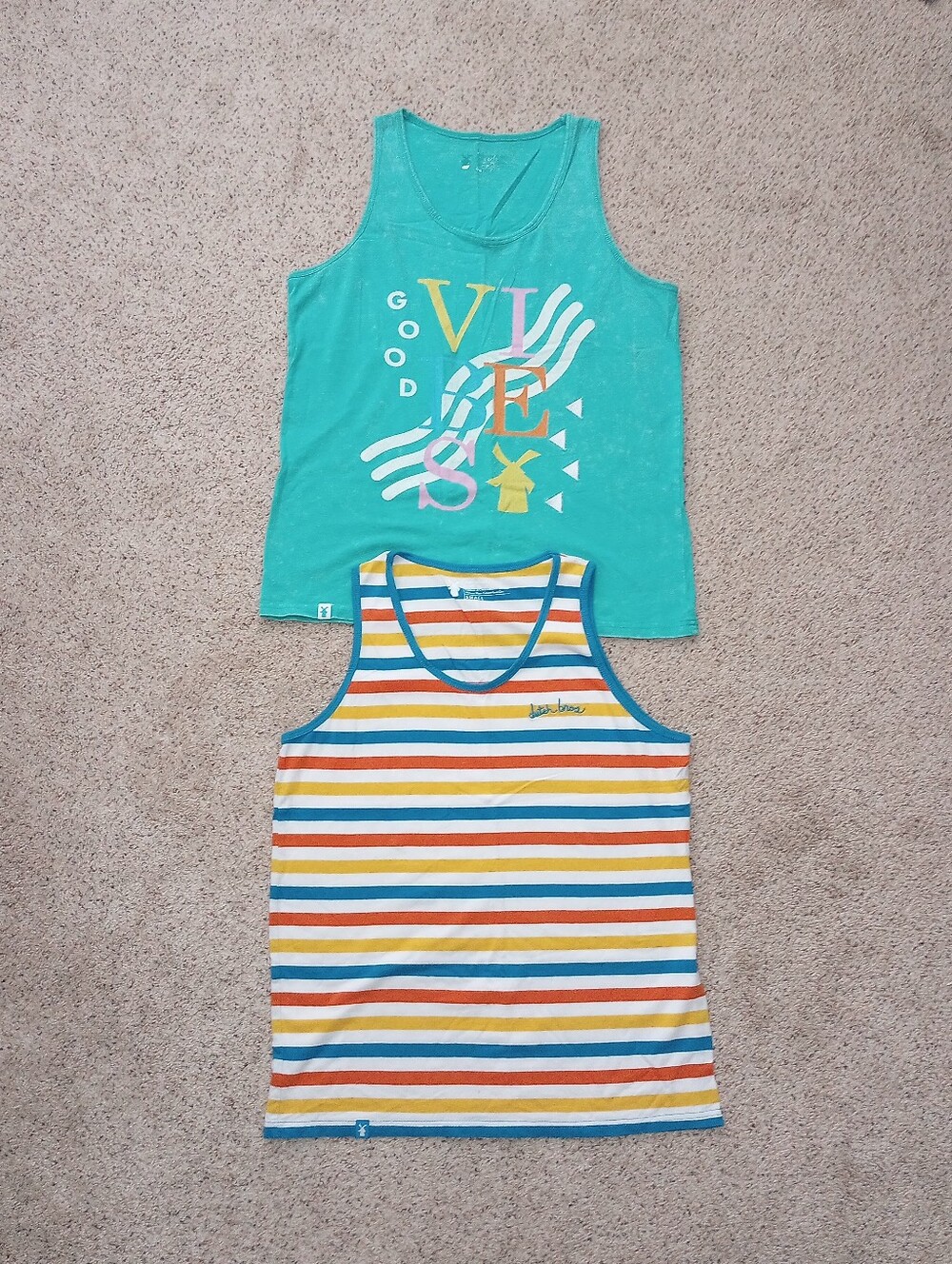 2 Dutch Bros Tank Tops Small